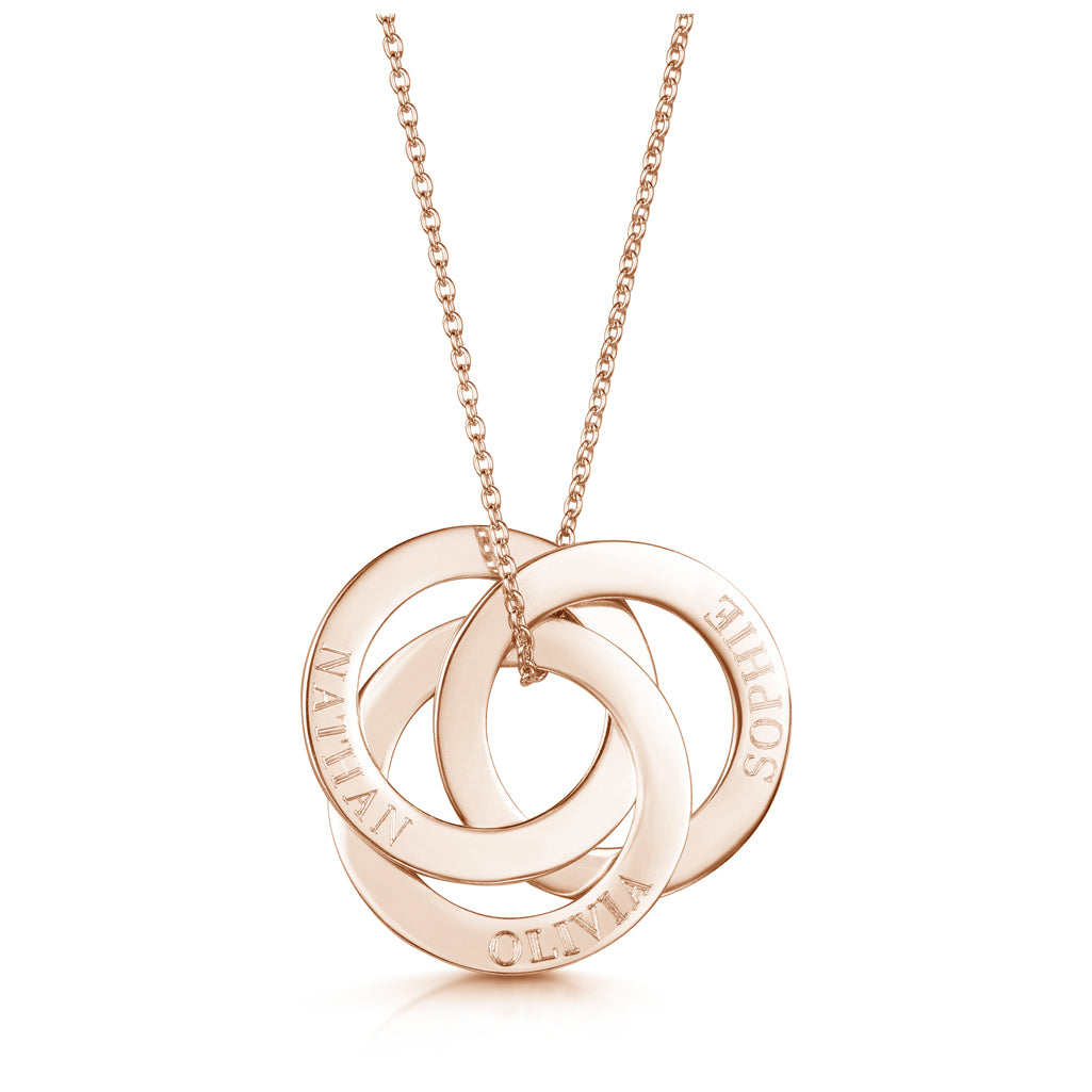 Rose Gold Russian Ring - Triple