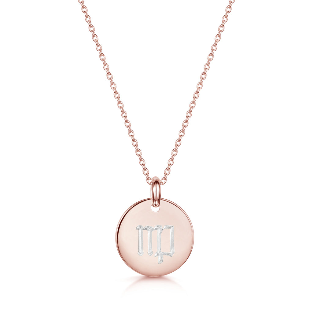 Zodiac Symbol - Rose Gold