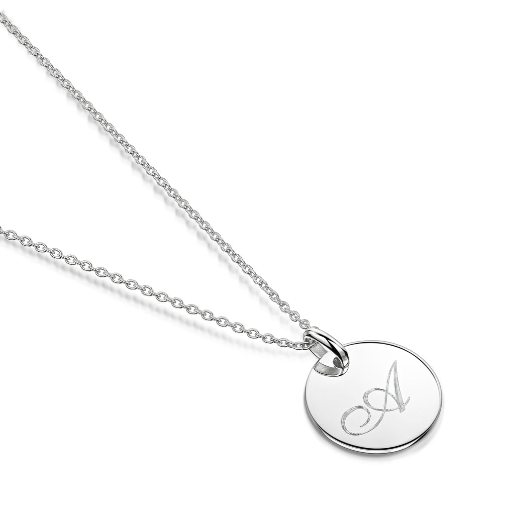 Initial Necklace - Silver