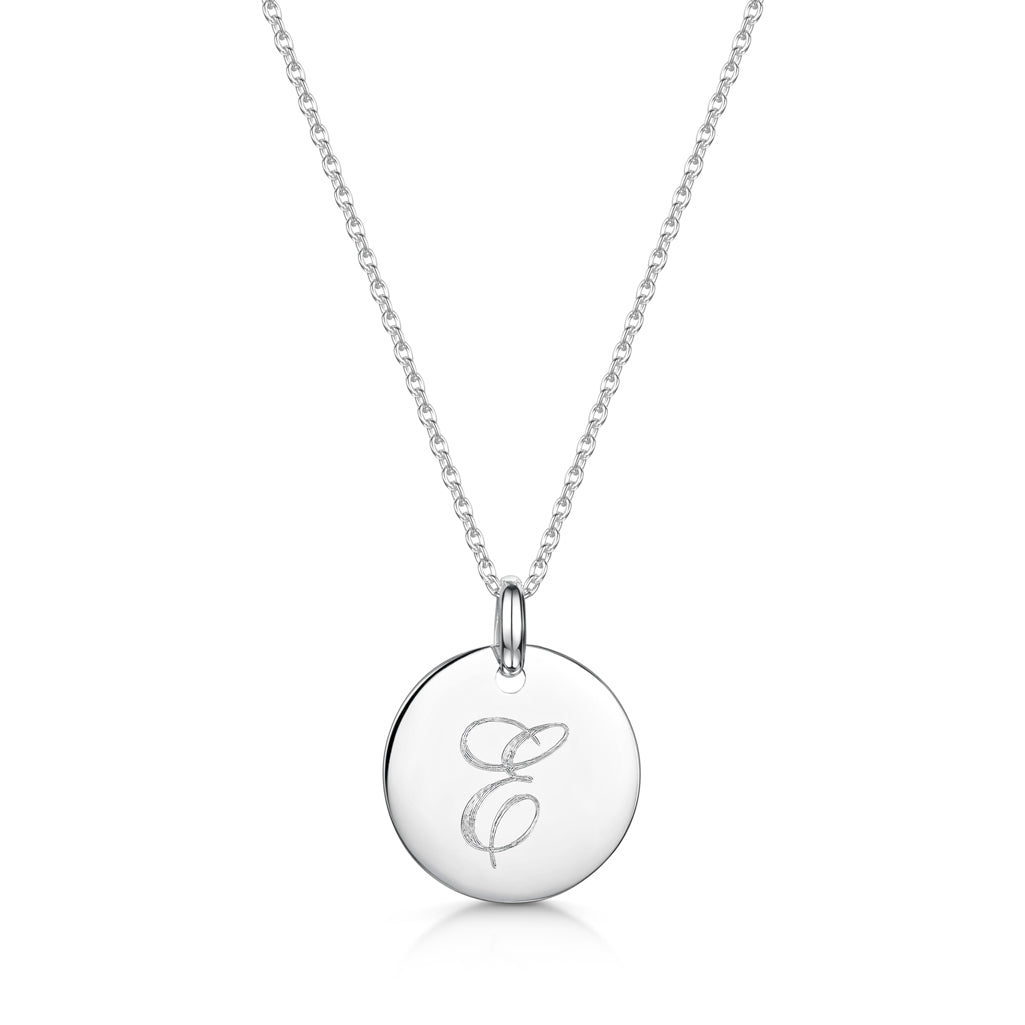 Initial Necklace - Silver