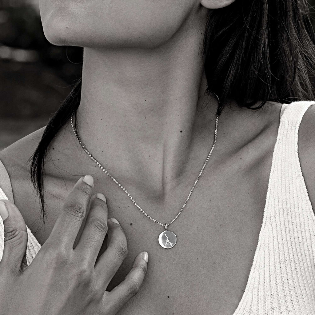 Zodiac Constellation Necklace - Diamond-Set Gold