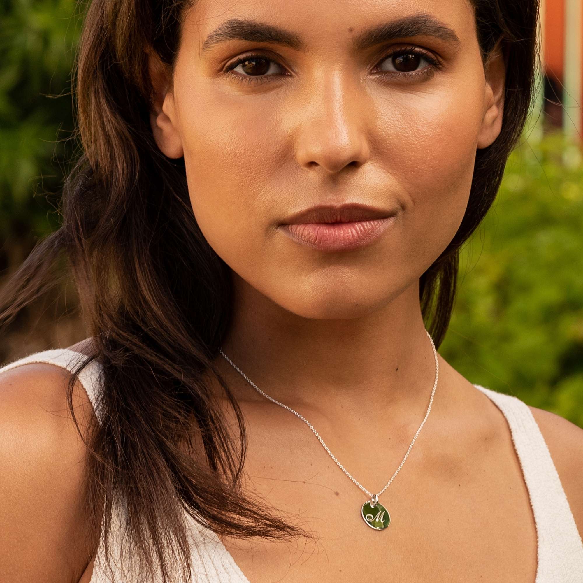 Initial Necklace - Silver