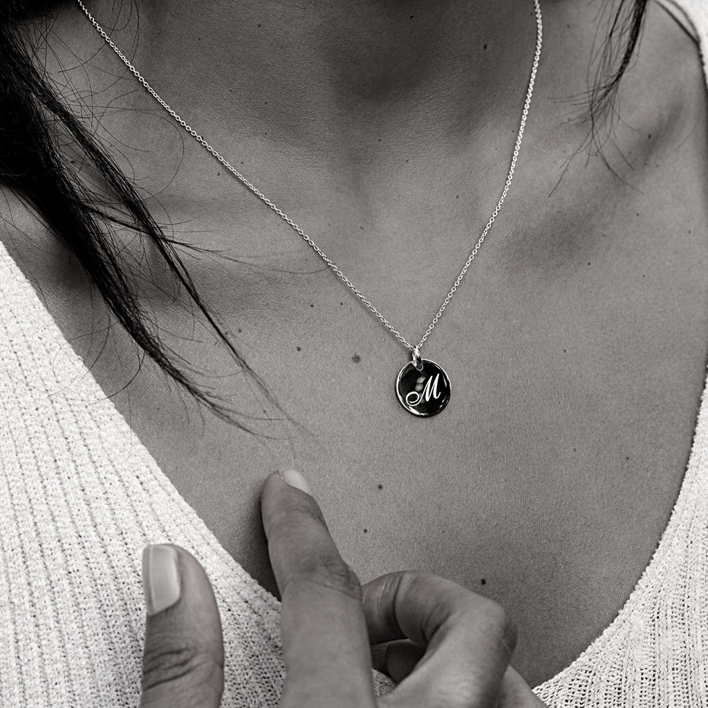 Initial Necklace - Rose Gold
