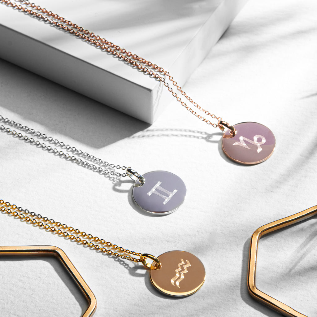 Zodiac Symbol - Rose Gold