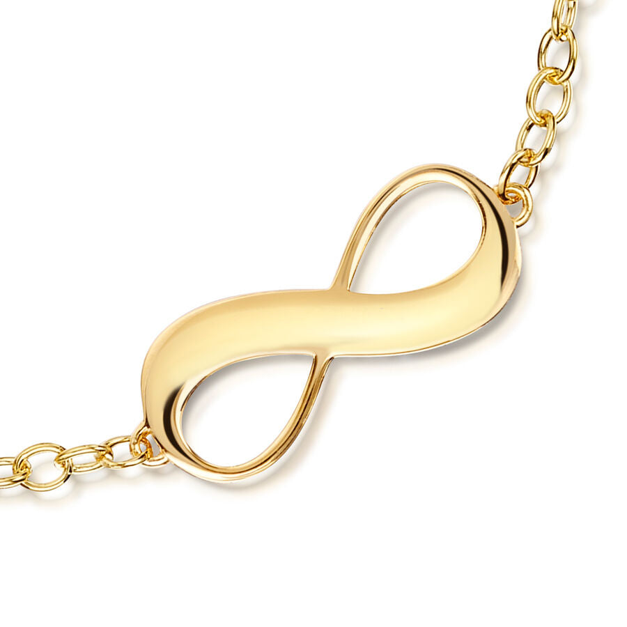 Infinity Personalised Bracelet - Gold