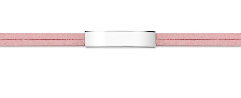 Identity Engraved Bracelet – Pink
