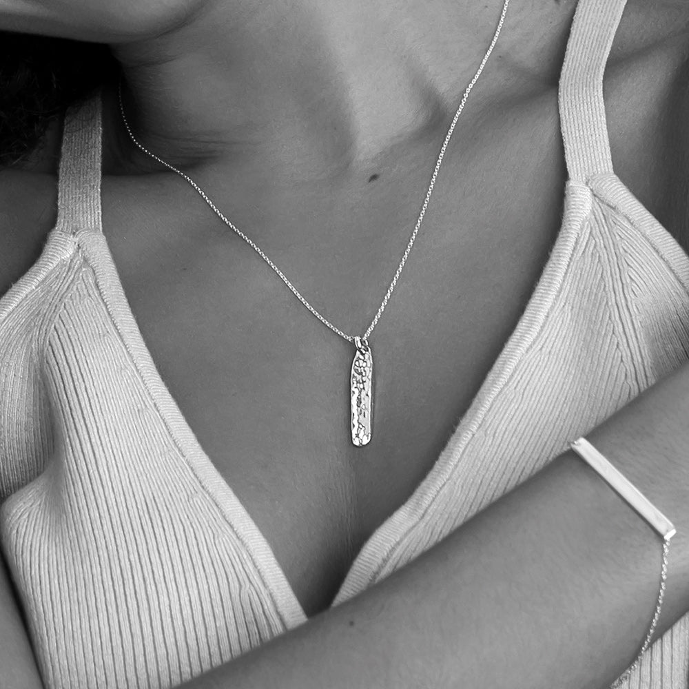 Rose Gold Ingot Personalised Necklace
