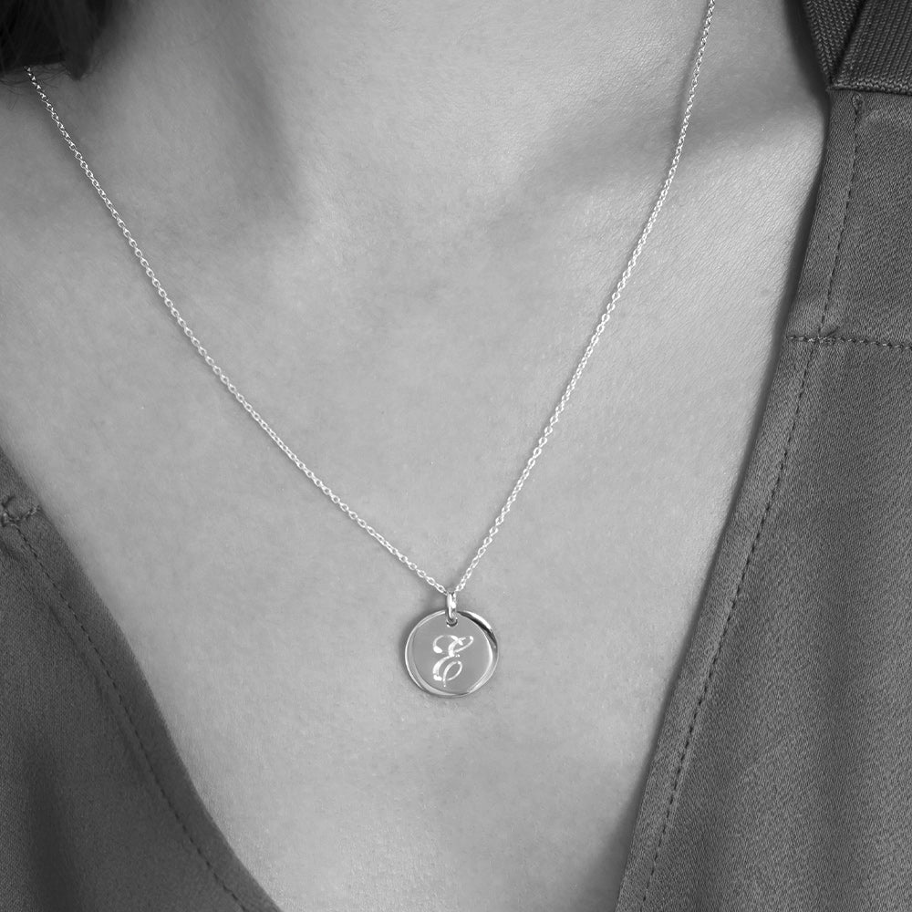 Initial Necklace - Rose Gold