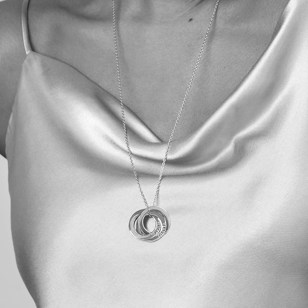 Silver Russian Rings - Triple