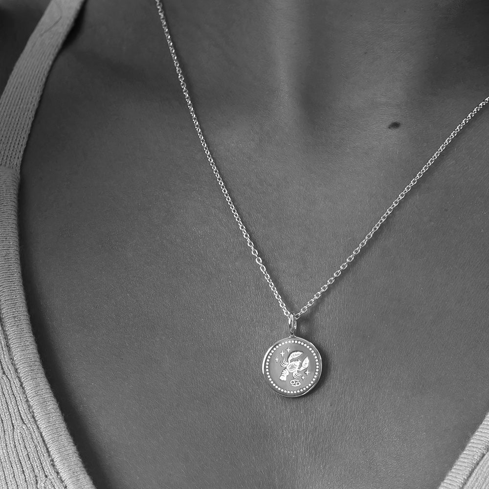 Zodiac Icon Necklace – Rose Gold