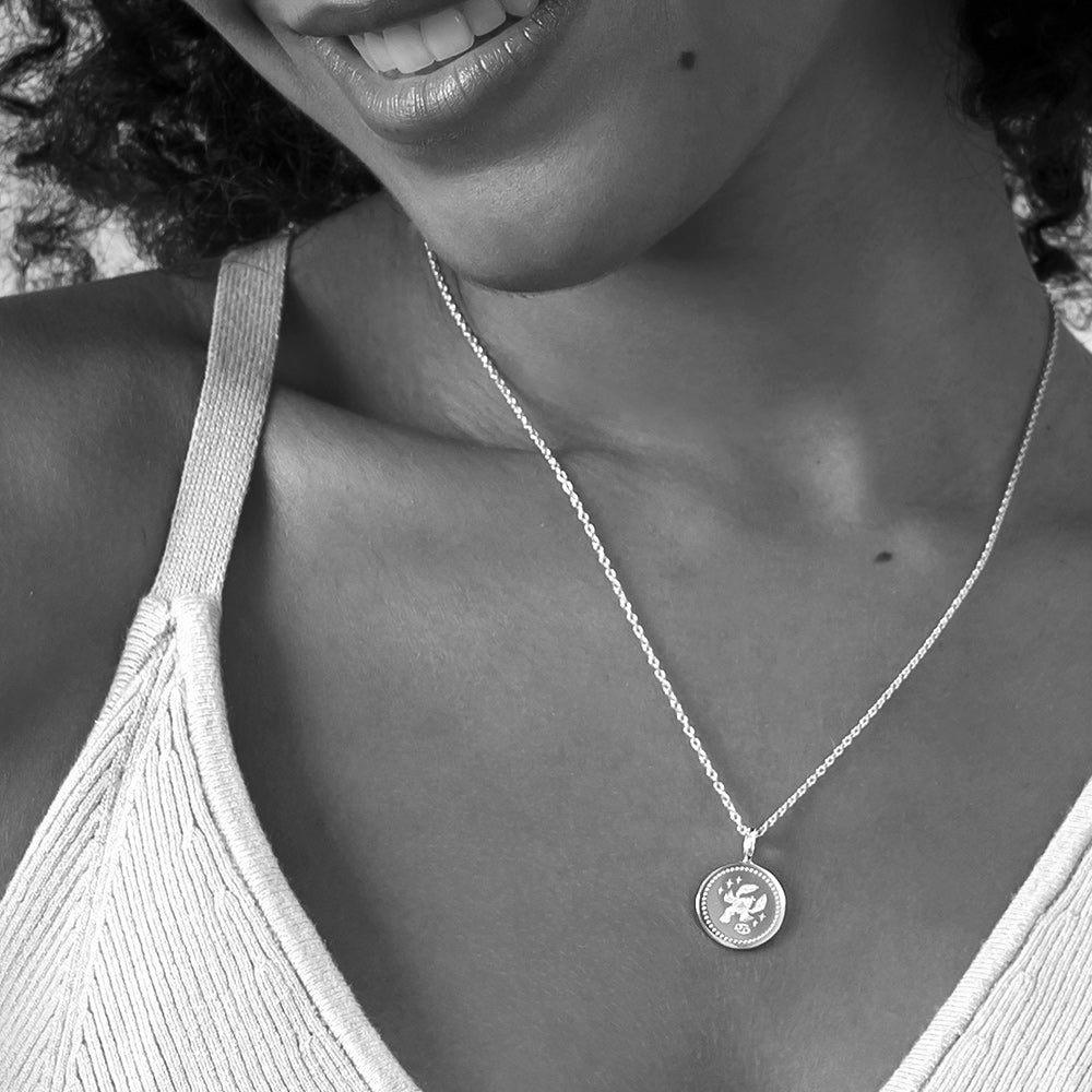 Zodiac Icon Necklace – Rose Gold