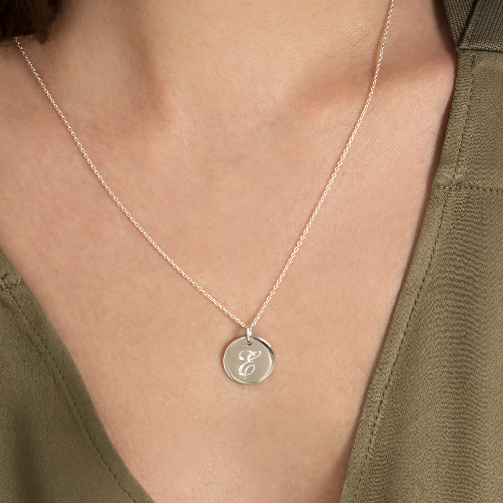Initial Necklace - Silver