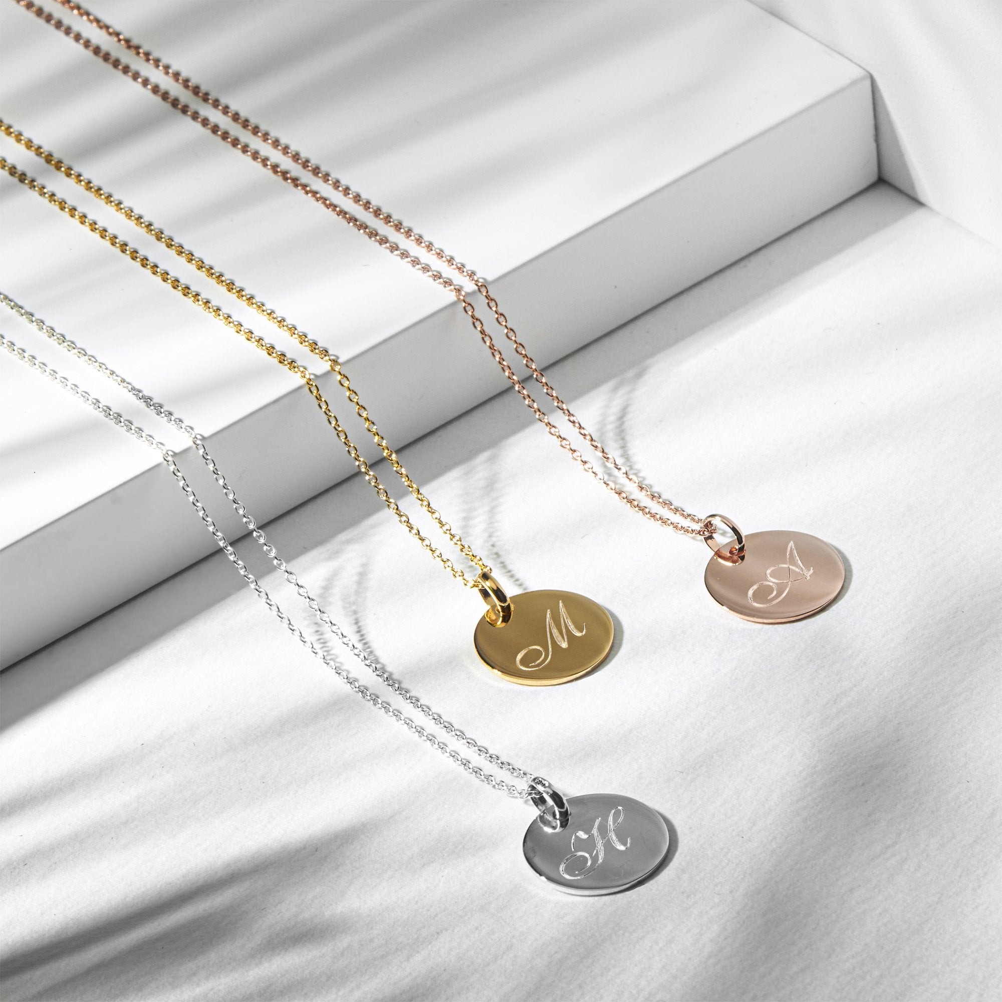 Initial Necklace - Silver