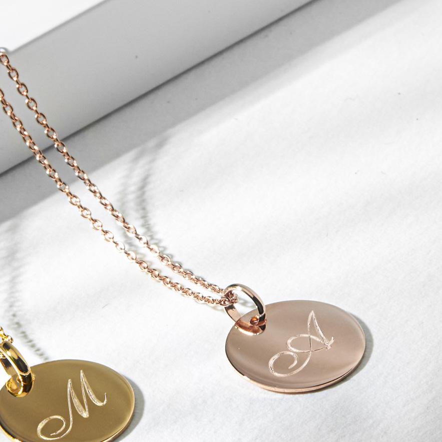 Initial Necklace - Silver