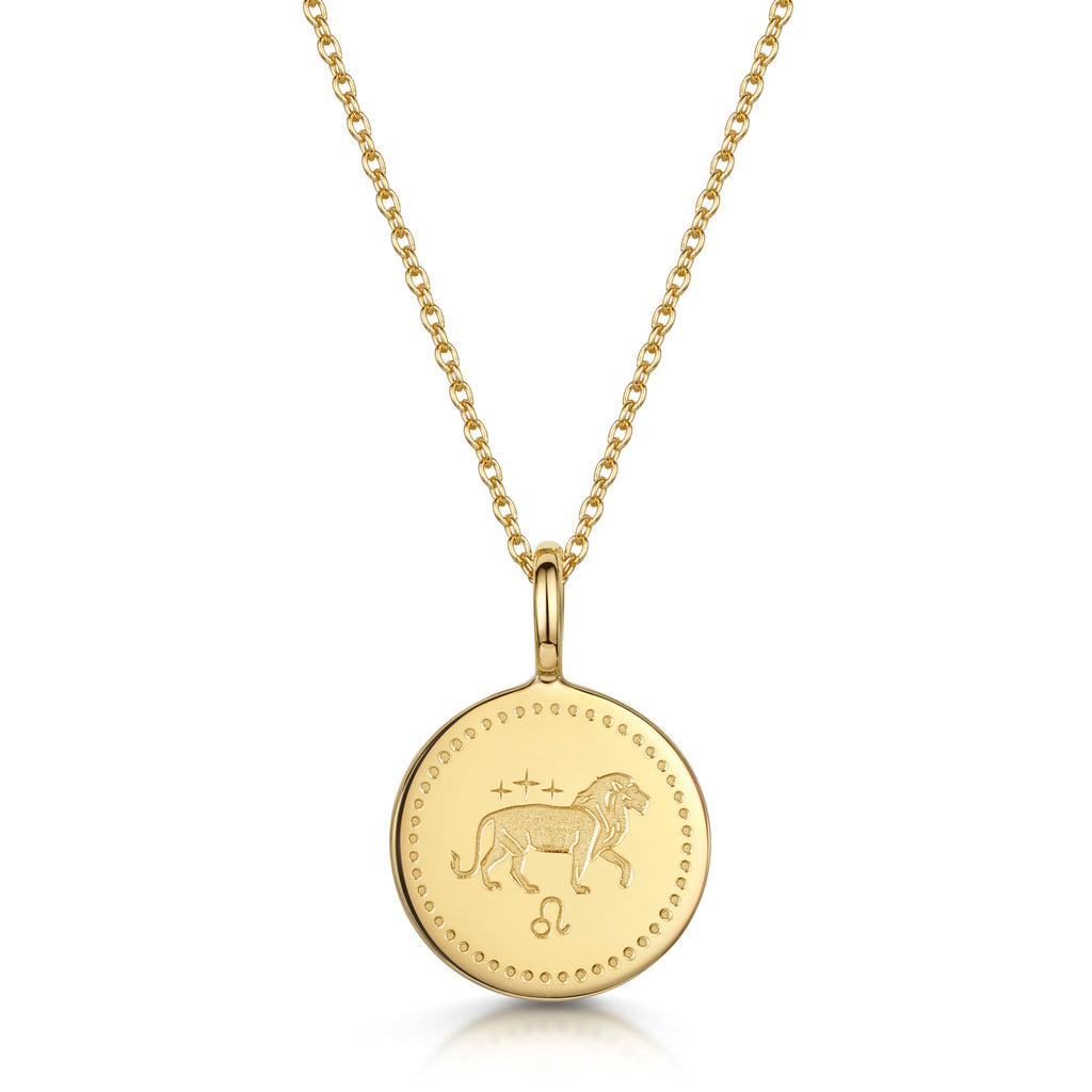 Zodiac Icon Necklace – Gold