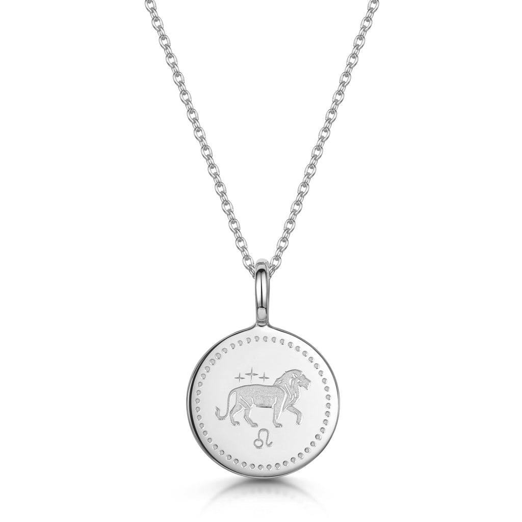 Zodiac Icon Necklace – Silver