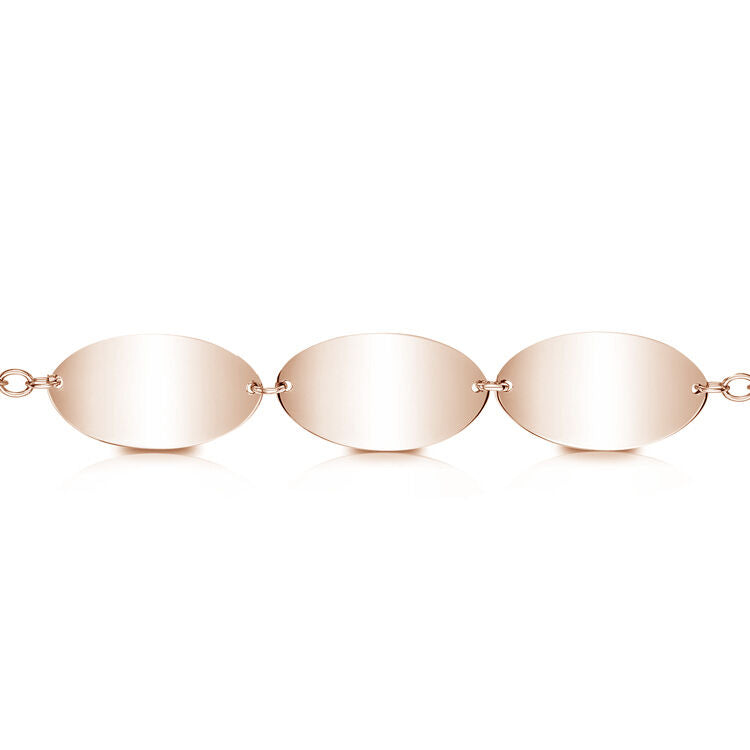 Family Name Personalised Bracelet – Rose Gold